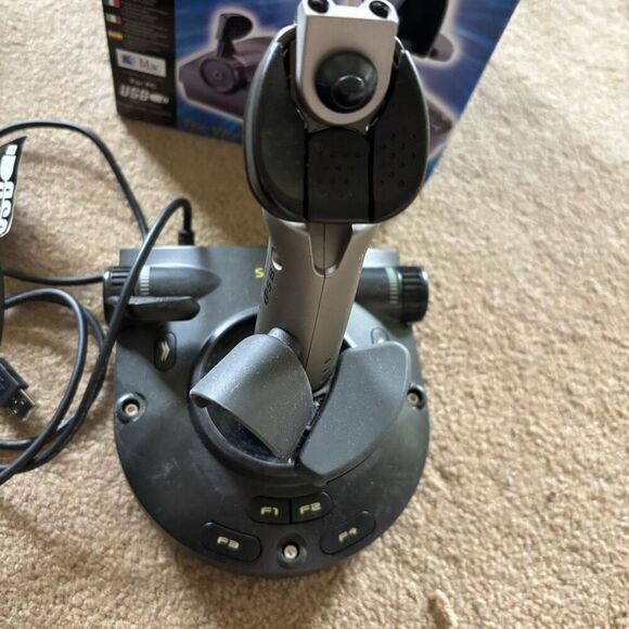 Saitek Cyborg 3D USB Gold Gaming Joystick *Read* - Picture 2 of 6